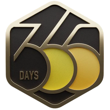 365 Days Badge